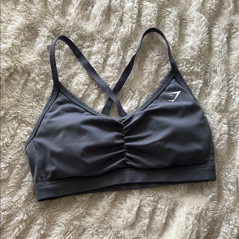 gymshark ruched sports bra